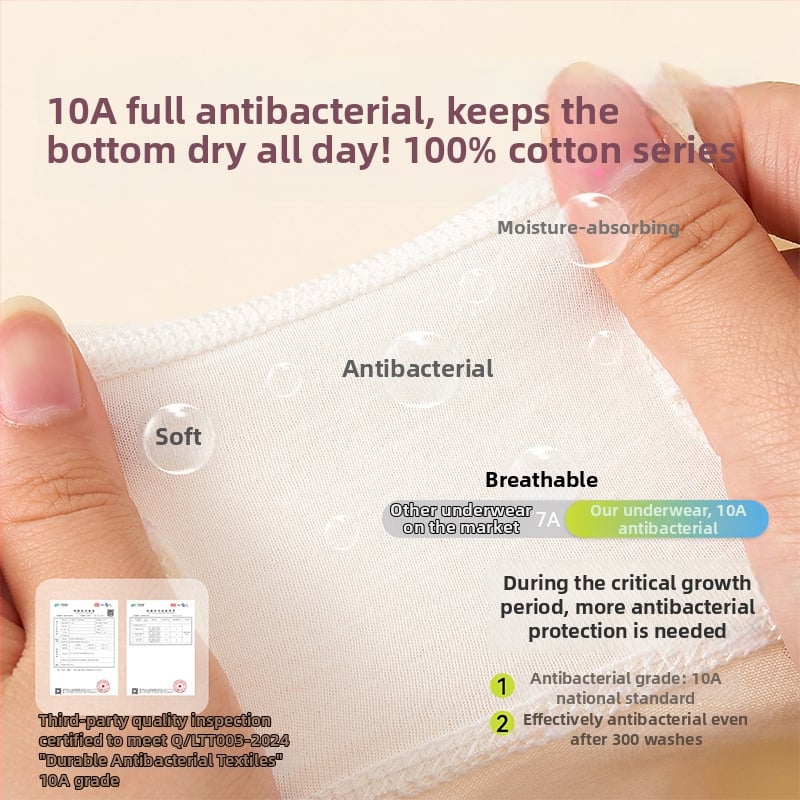 Dječje donje rublje za djevojčice, 96% pamuk, Kategorija A, za uzrast 6-12 godina