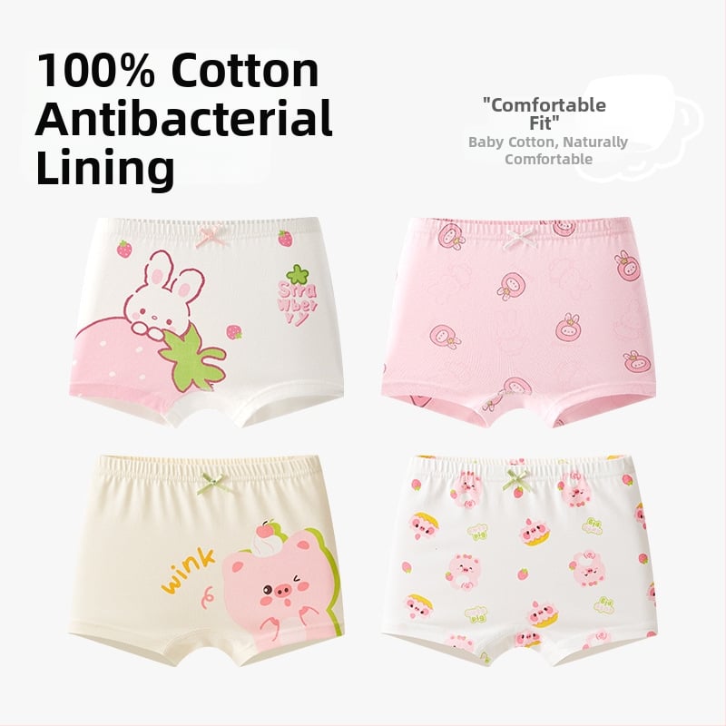 Dječje donje rublje za djevojčice, 96% pamuk, Kategorija A, za uzrast 6-12 godina