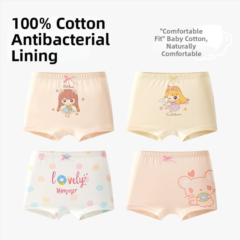 Dječje donje rublje za djevojčice, 96% pamuk, Kategorija A, za uzrast 6-12 godina