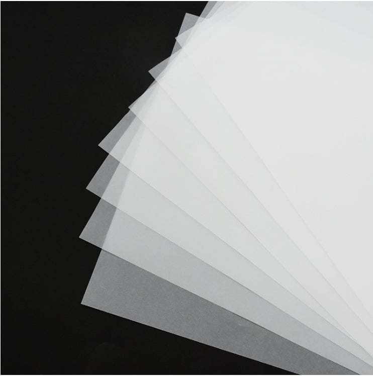 Szulfátos papírból készült tracérpapír készlet festéshez, rajzoláshoz és tervezéshez; ideális ruhaminta készítéséhez és fotózáshoz; vastagság 0,1; papírdobozos csomagolás