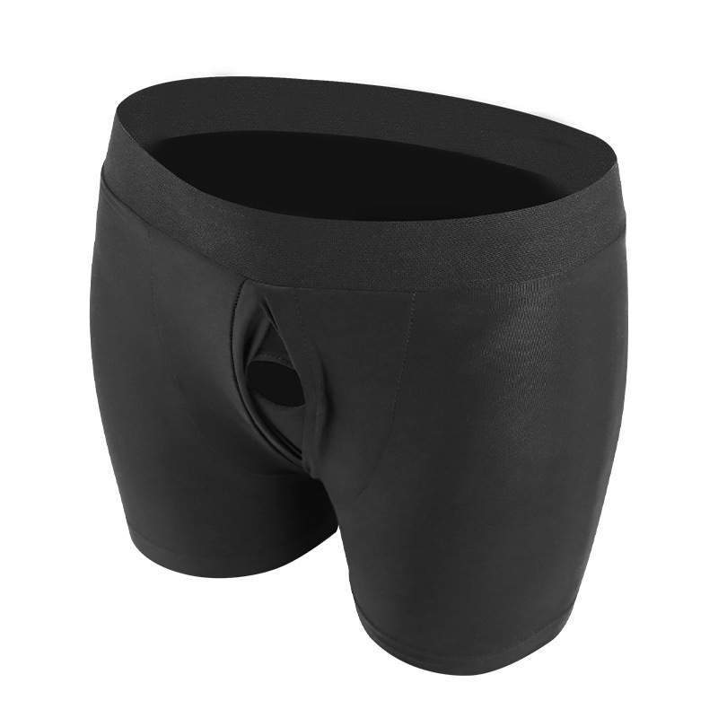 Hordozható fehérnemű dildoval – nylon/spandex/TPE; Long Love márka; felnőtteknek