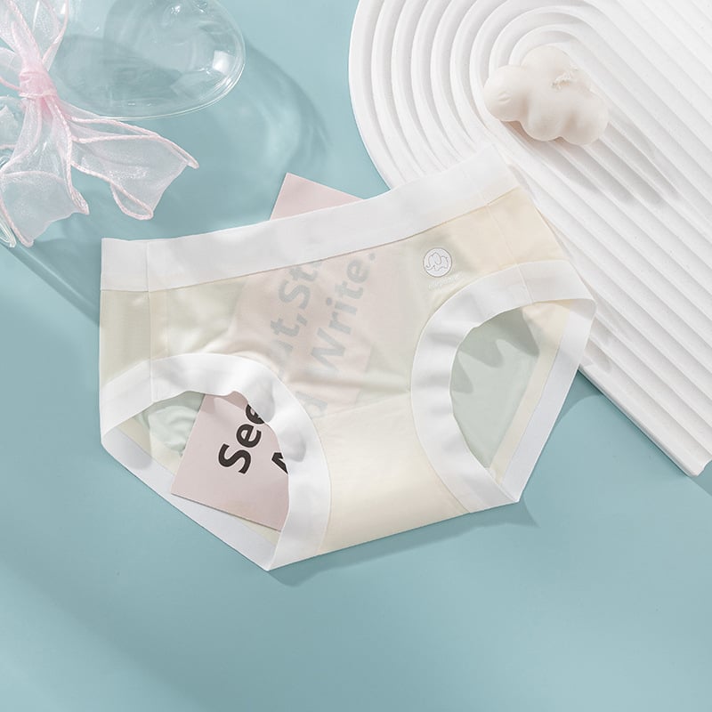 Djevojačke gaćice za djevojčice, Ice Silk tkanina, visoka elastičnost, antibakterijski pamuk donji dio 7A