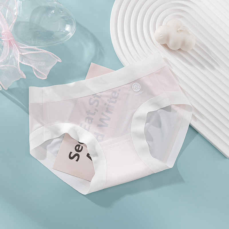 Djevojačke gaćice za djevojčice, Ice Silk tkanina, visoka elastičnost, antibakterijski pamuk donji dio 7A