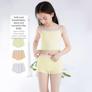 Dječje gaćice za djevojčice, 95% pamuk, Kategorija A, srednji pojas, za djecu od 8 godina