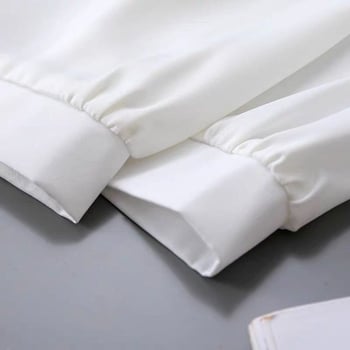 Košulja s polo ovratnikom, kratkim rukavima, ležerni ljetni stil, tkanina od metalne žice (polyester 70–80%)