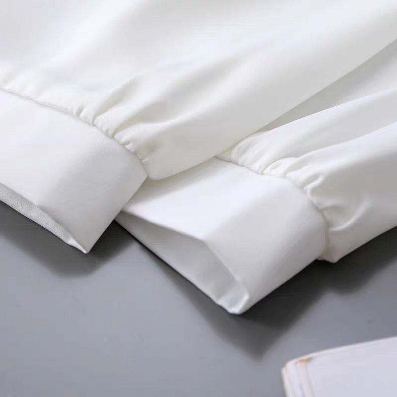 Košulja s polo ovratnikom, kratkim rukavima, ležerni ljetni stil, tkanina od metalne žice (polyester 70–80%)