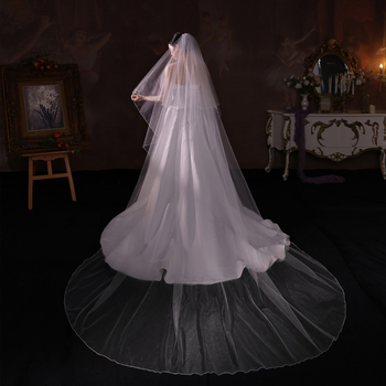 Vjenčani veo – Najlon, Jednostavan ženski stil, Dvoslojni dizajn, Mogućnost prilagodbe