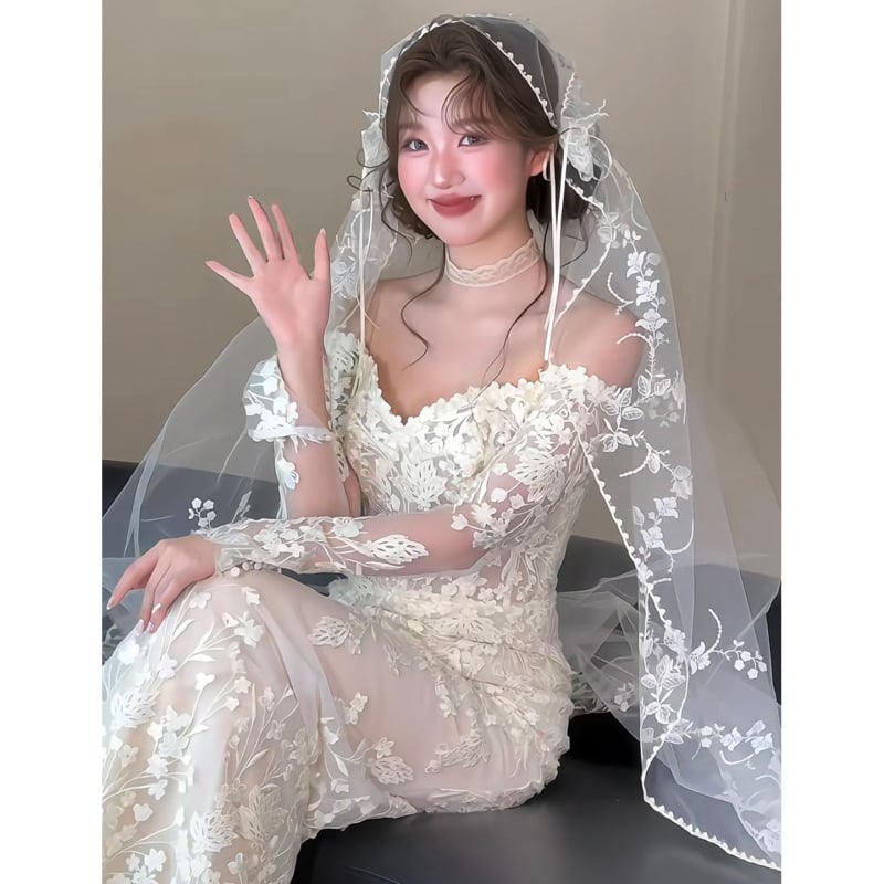 Dodaci za glavu, čipka, podrijetlo Lu'an, zima 2025, pojedinačno pakirano