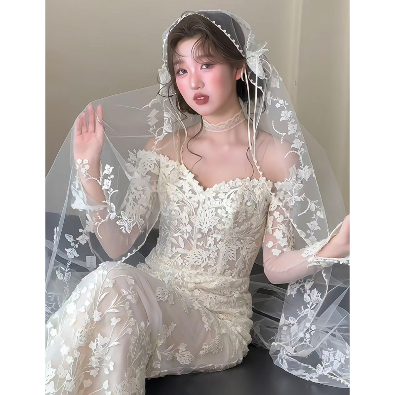 Dodaci za glavu, čipka, podrijetlo Lu'an, zima 2025, pojedinačno pakirano