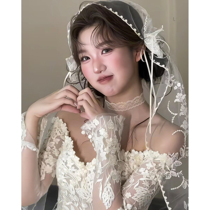 Dodaci za glavu, čipka, podrijetlo Lu'an, zima 2025, pojedinačno pakirano