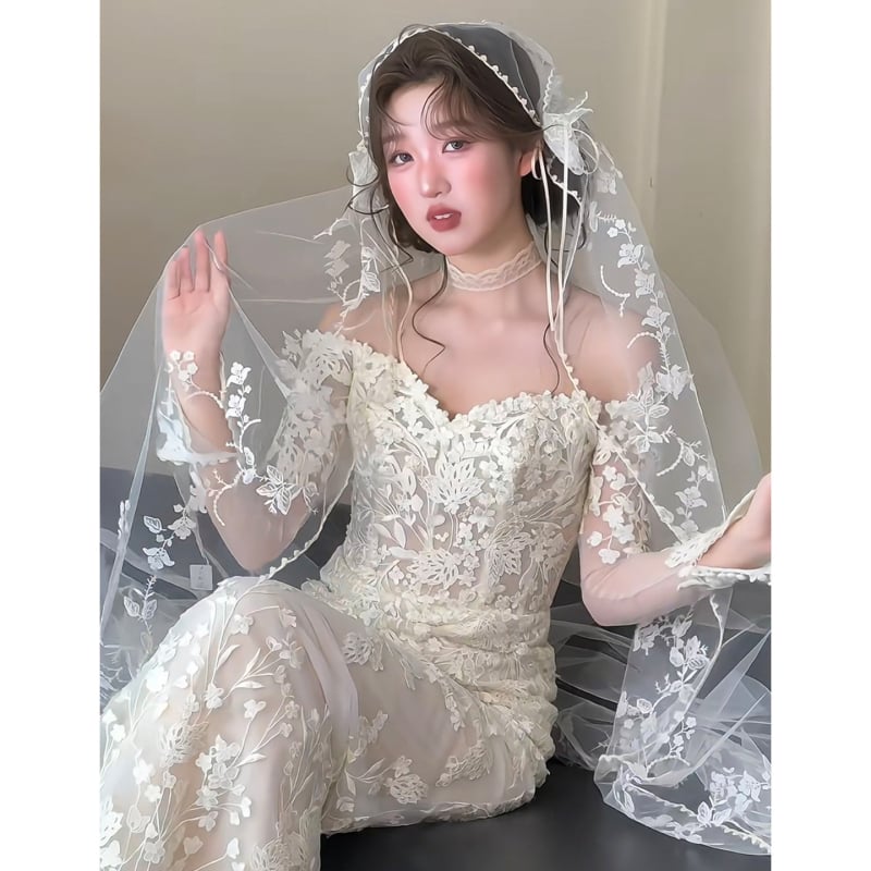 Dodaci za glavu, čipka, podrijetlo Lu'an, zima 2025, pojedinačno pakirano