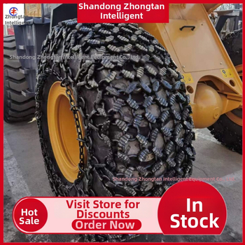 Верига против подхлъзване за мотокар, защита на гумите, лесно разглобяване и сглобяване, марка Shandong Zhongtan Intelligent Equipment Co., Ltd