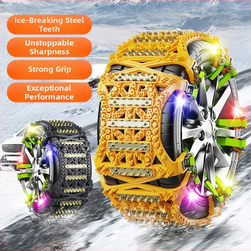 Univerzalne snžne verige za gume automobila, model Y88, gumeni materijal, težina 5–10 kg