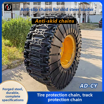 AD вериги против хлъзгане за колело на товарач, ромбовидна верига, алуминиева сплав за сняг, за едно или две колела