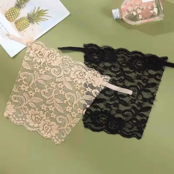 Ženski čipkasti tanki štit za prsa — jednoplošni prekrivač, elastan materijal, čipkast uzorak, jednostavan stil, jesen 2024