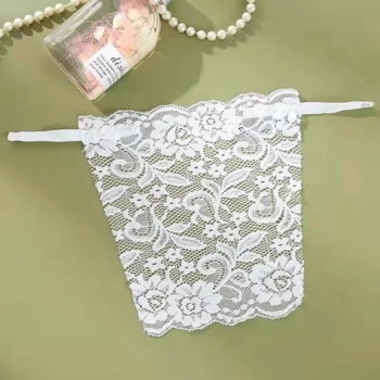 Ženski čipkasti tanki štit za prsa — jednoplošni prekrivač, elastan materijal, čipkast uzorak, jednostavan stil, jesen 2024