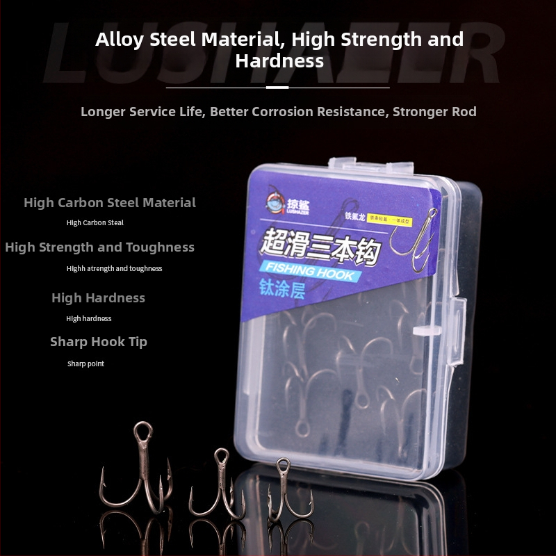 Swing Shark риболовна кука, три куки, океански плажен риболов, с барби