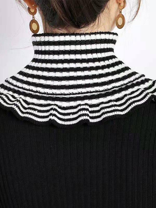 Mohan плетен шал за врата, вълна, warp-тъкане, есенна мода, градски стил