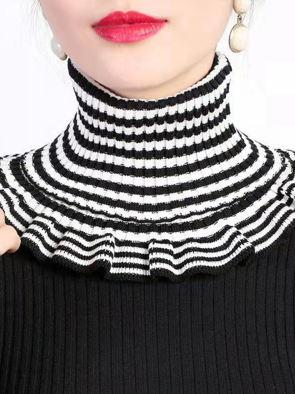 Mohan плетен шал за врата, вълна, warp-тъкане, есенна мода, градски стил