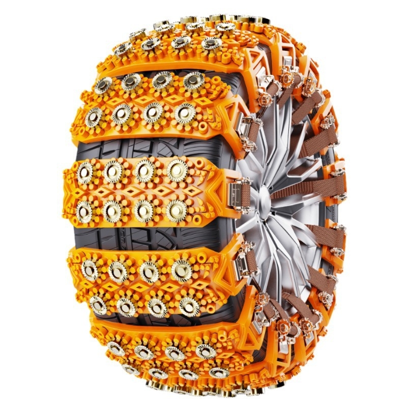 Automobilske anti-skid lance za gume, model Xsd-atn-snow tank, za gume širine 165–245 mm, 330 g/kom, prilagodljive, za auto, off-road, SUV, MPV, kombi i pickup