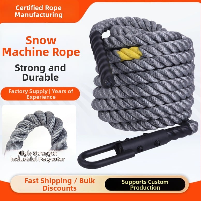 Sled Rope – полиестерен материал, въже за безопасност, тренировъчно оборудване за атлетика и експлозивна сила