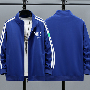 Jakna u korejskom stilu, ležernog kroja, stojeći ovratnik, zatvarač (za proljeće i jesen)