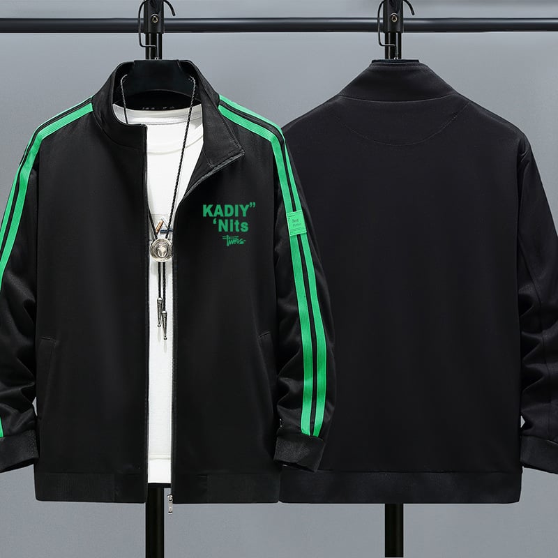 Jakna u korejskom stilu, ležernog kroja, stojeći ovratnik, zatvarač (za proljeće i jesen)