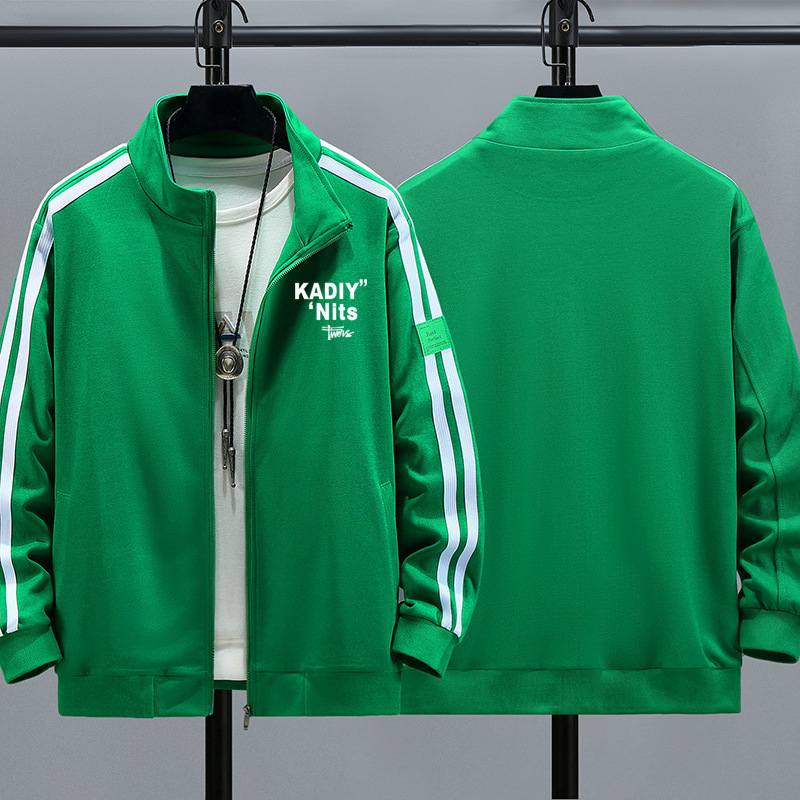 Jakna u korejskom stilu, ležernog kroja, stojeći ovratnik, zatvarač (za proljeće i jesen)