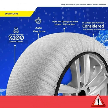 Poklopac guma za sedan s tekstilnim protivkliznim čarapama, JLX, opći model, 1 kg, kompatibilan sa sedan gumama