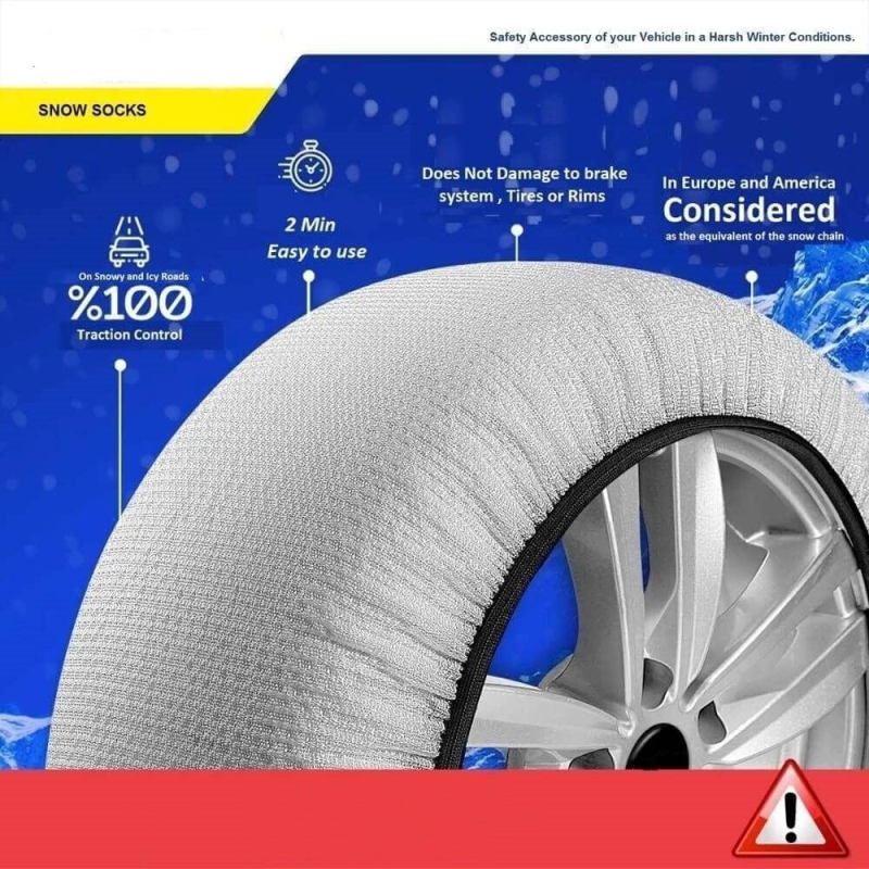 Poklopac guma za sedan s tekstilnim protivkliznim čarapama, JLX, opći model, 1 kg, kompatibilan sa sedan gumama