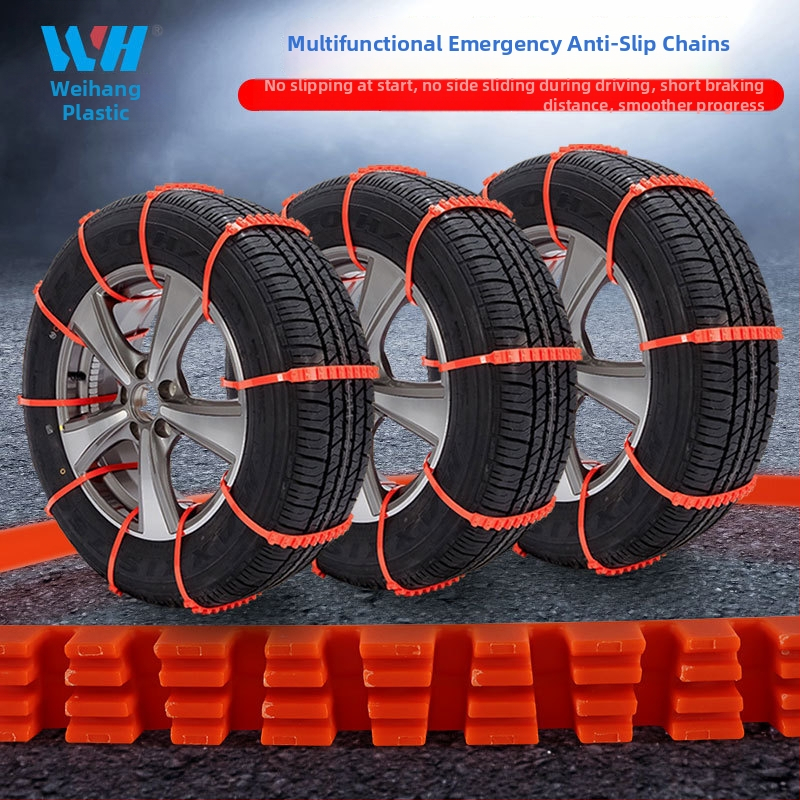 WH Αντιολισθητική αλυσίδα-ταινία για αυτοκίνητα και SUV, χιόνι, PA66
