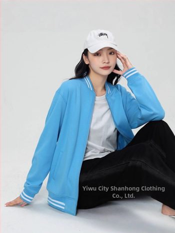 Cipzáras baseball kabát csíkokkal, japán retro stílus, laza szabású, pamut velúr 400 g