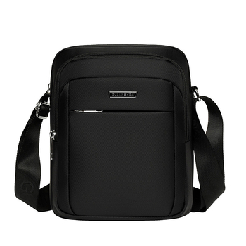 Ανδρική τσάντα crossbody σε στυλ αστικής απλότητας, από Oxford ύφασμα, αδιάβροχη και ανθεκτική στη φθορά, με επένδυση πολυεστέρα