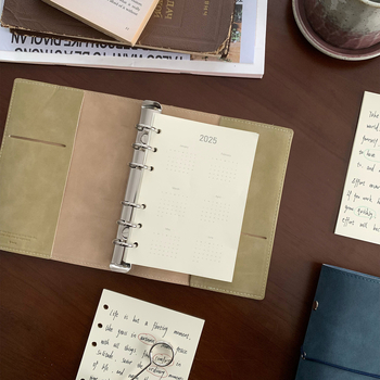 Тетрадка с променливи листове, празни вътрешни страници, страници от хартия, преносима