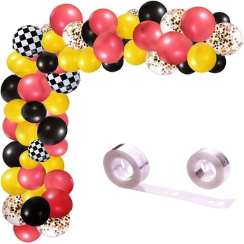 Versenytémájú latex lufik, díszítő lufik, kör alakú, logó nélkül, Xiao Pai