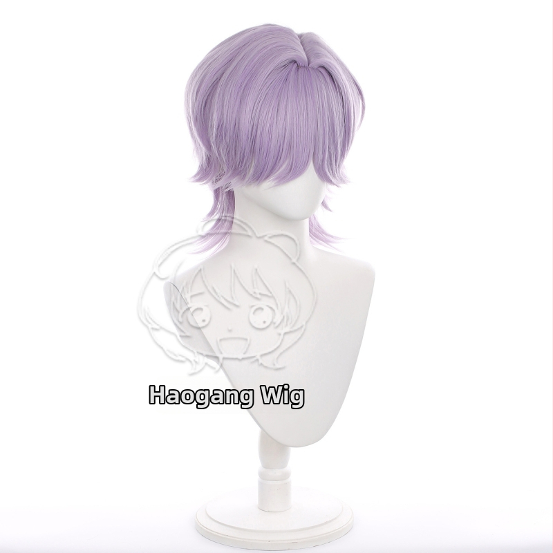 Haogang Tajomná cosplay parochňa – krátke vlasy, teplovzdorné vlákno, anime štýl