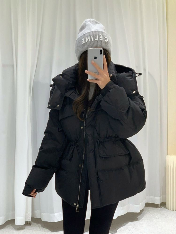 Jakna s kačjim perju, debela, ultra kratka duljina ≤40 cm, 81–85% perja, tkanina: spandex