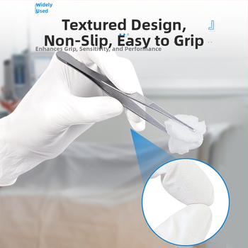 Mănuși nitril, de unică folosință, îngroșate, fără praf, de calitate alimentară