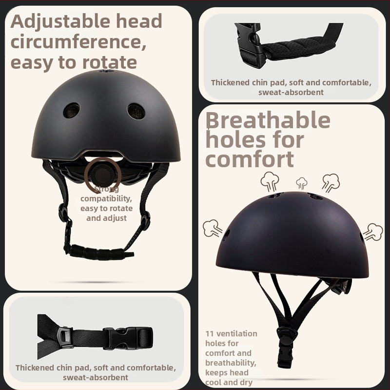 Велосипеден полусферичен шлем – унисекс, за всички сезони, PC и EPS материали