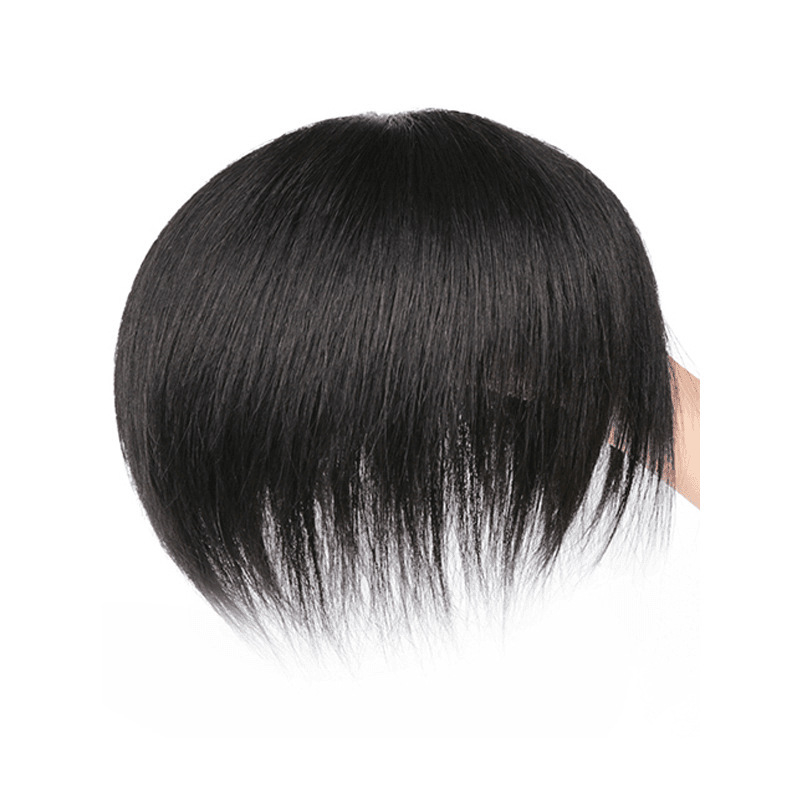 Férfi paróka, teljes kézi szövésű, mono hálóval, valós emberi hajból, modell: Men's No. 3 Net Delivery Spiral Hair Block, kopaszságot fed