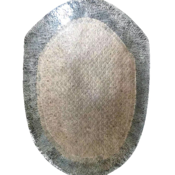 Sunshine JZ001 Muška perika – potpuno ručno tkana, prava ljudska kosa, model JZ001, podrijetlo Shandong