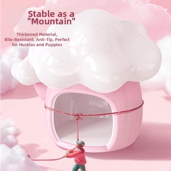 Cuib ceramic pentru hamster, brand Jonsanty/Chong Shangtian; origine Zhangzhou, Fujian; material ceramic; categorie: hrană pentru animale de companie