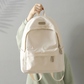 AH.AM Rucsac impermeabil Oxford pentru școală, unisex, destinat elevilor de gimnaziu și liceu