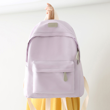 AH.AM Rucsac impermeabil Oxford pentru școală, unisex, destinat elevilor de gimnaziu și liceu