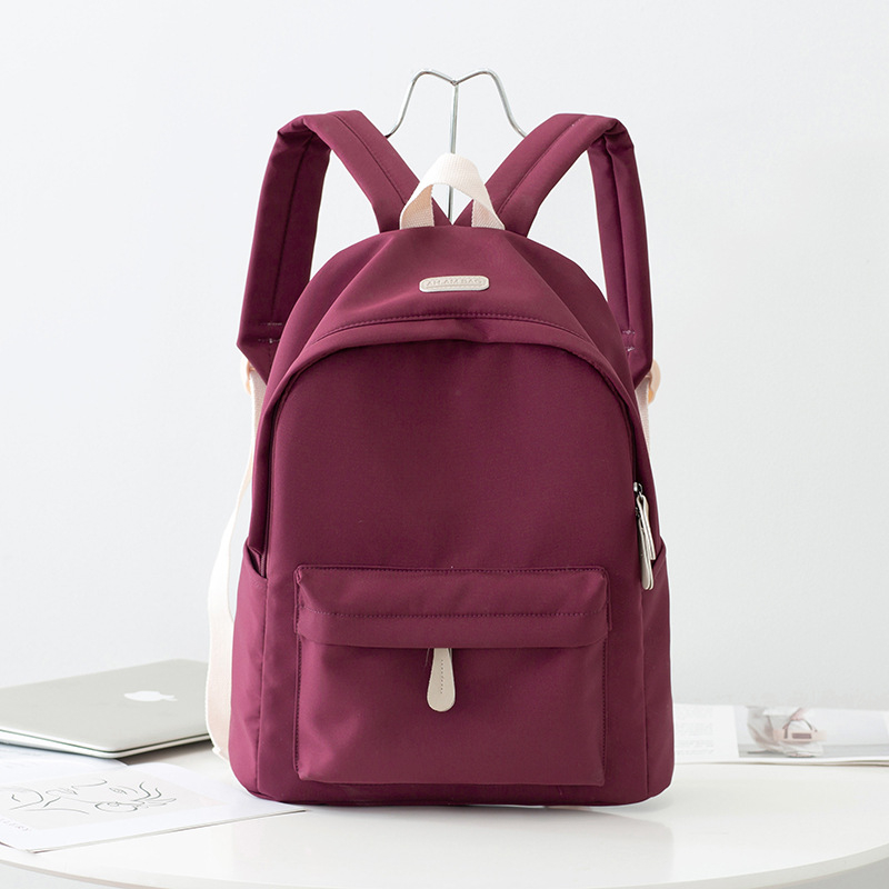 AH.AM Rucsac impermeabil Oxford pentru școală, unisex, destinat elevilor de gimnaziu și liceu