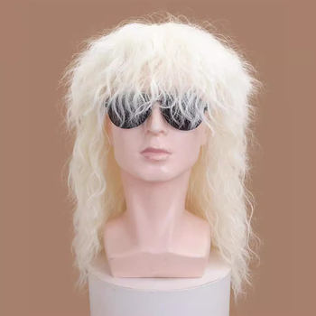 Cosplay paróka - retro rock stílus, mechanizmus alapú kialakítás, hőálló huzal