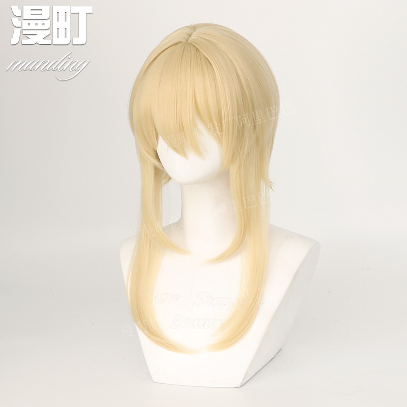 COS paróka magas hőmérsékletű szálból, forró festésre alkalmas, univerzális illeszkedés