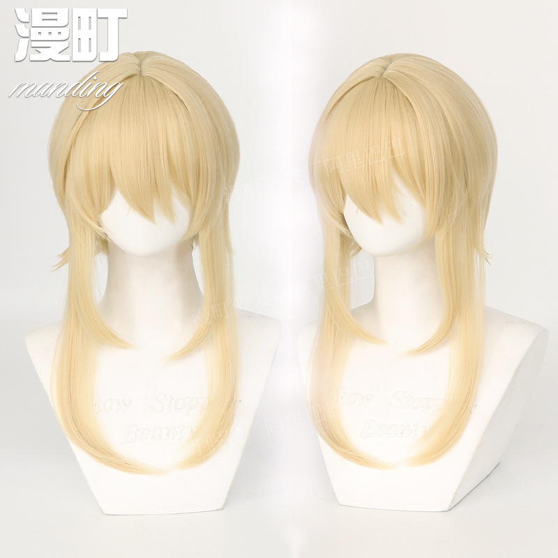 COS paróka magas hőmérsékletű szálból, forró festésre alkalmas, univerzális illeszkedés