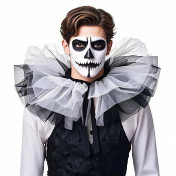 Púpos hálós gallér Halloweenre – hálós anyag, bélés poliészter, 2025 tavaszán kiadva, alkalmas Halloweenre és cosplayre