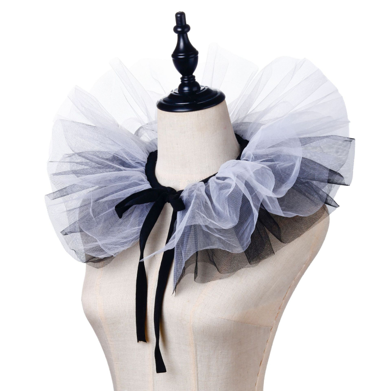 Púpos hálós gallér Halloweenre – hálós anyag, bélés poliészter, 2025 tavaszán kiadva, alkalmas Halloweenre és cosplayre